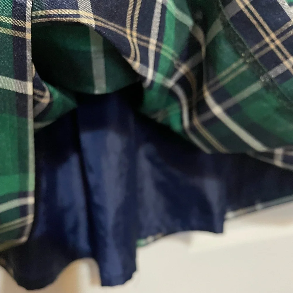 🦚3/$15🦚Gymboree Plaid Green Dress Size18-24Months
